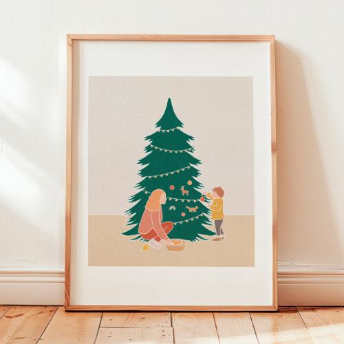 Décorer le sapin