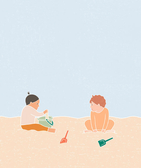Jouer dans le sable